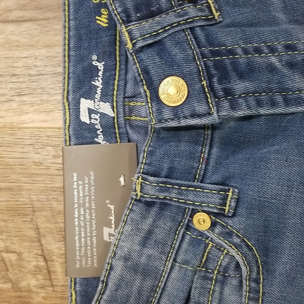 7 For All Mankind Girls NWT Skinny Jean 5 - Picture 4 of 5